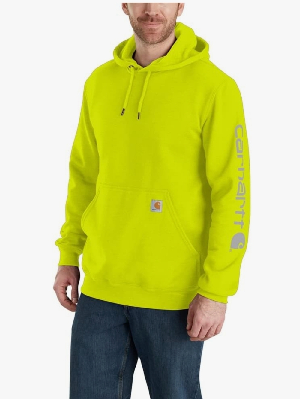 Carhartt XL Relaxed Fit Neon Hoodie Lightweight